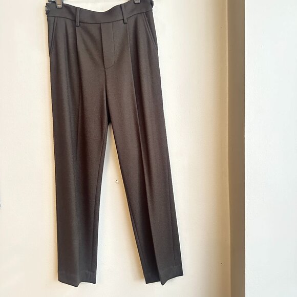 Vince dark olive green wool blend pull on pants. NWT. Size S. - Picture 1 of 7